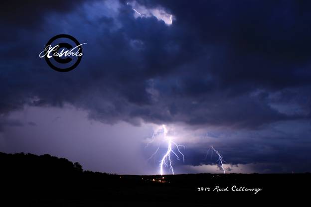 Lightning over Del Webb.