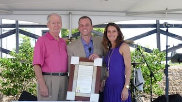 Local Dentists Receive State Resolution Recognizing Their Contributions to the Community 1 Georgia State Representative Mickey Channell presents Drs. David and Patti Bradley of Lake Oconee Dentistry with a State Resolution recognizing them for their continued service to Greene County.